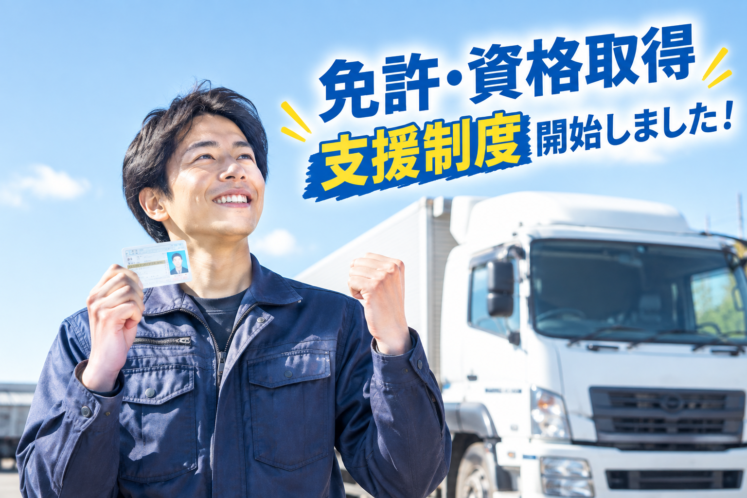 免許・資格取得支援制度を導入しました！