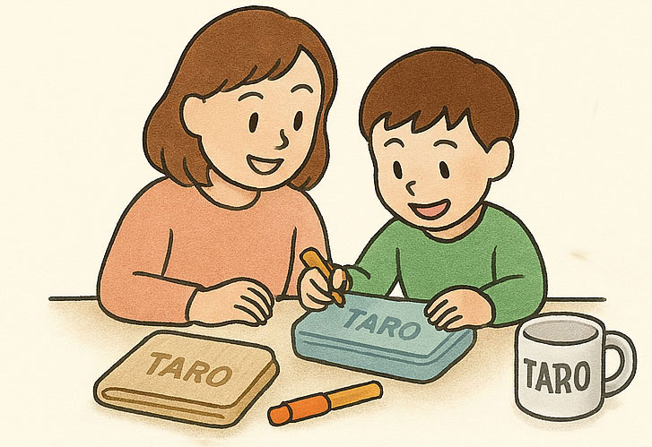 何でも名入れしてみよう！